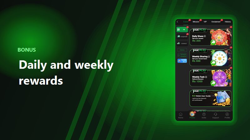 PakPlay bonus and rewards guide